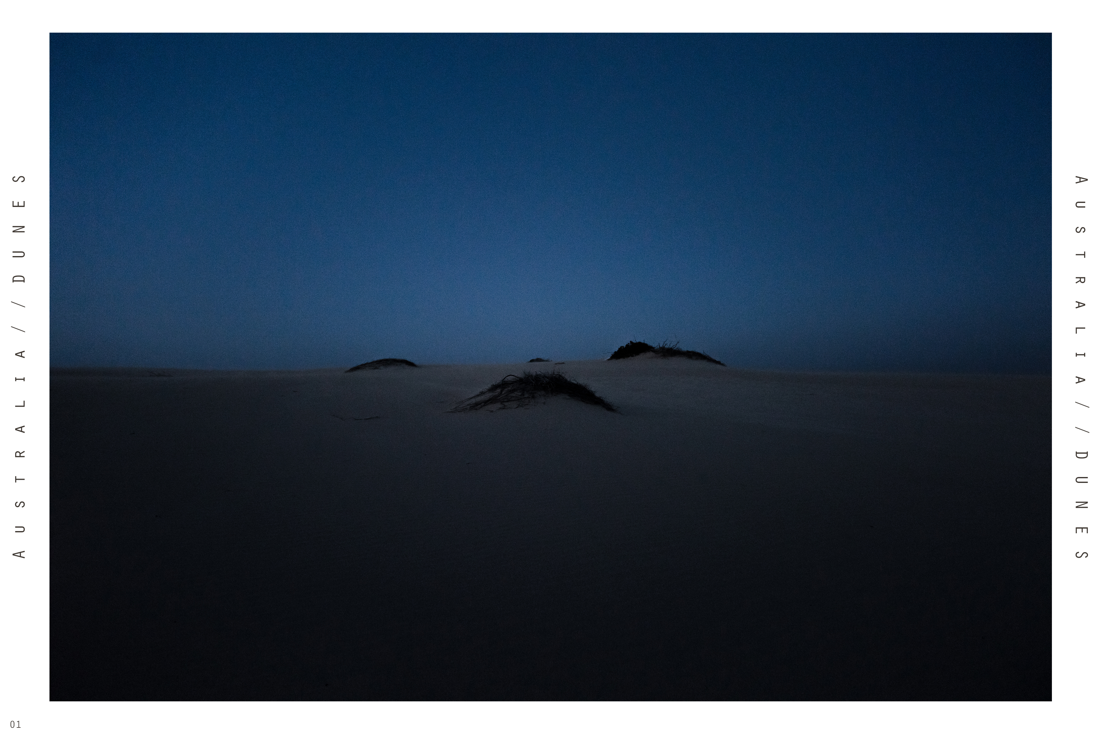 Australian Landscape of sand dunes photography book